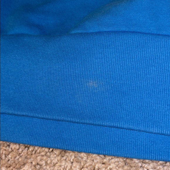 Athleta Forever Fleece Relaxed Crew Sweatshirt Blue S/414588 - Picture 5 of 5